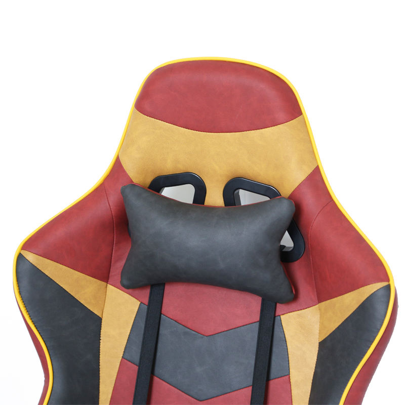 Ergonomska vruća rasprodaja vrhunskog gejmerskog računala vintage kožna gaming stolica s osloncem za noge  Ergonomska vruća rasprodaja vrhunskog gejmerskog računala vintage kožna gaming stolica s osloncem za noge