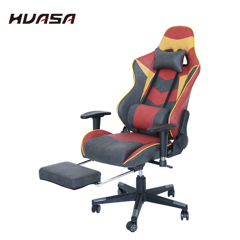 Ergonomska vruća rasprodaja vrhunskog gejmerskog računala vintage kožna gaming stolica s osloncem za noge  Ergonomska vruća rasprodaja vrhunskog gejmerskog računala vintage kožna gaming stolica s osloncem za noge