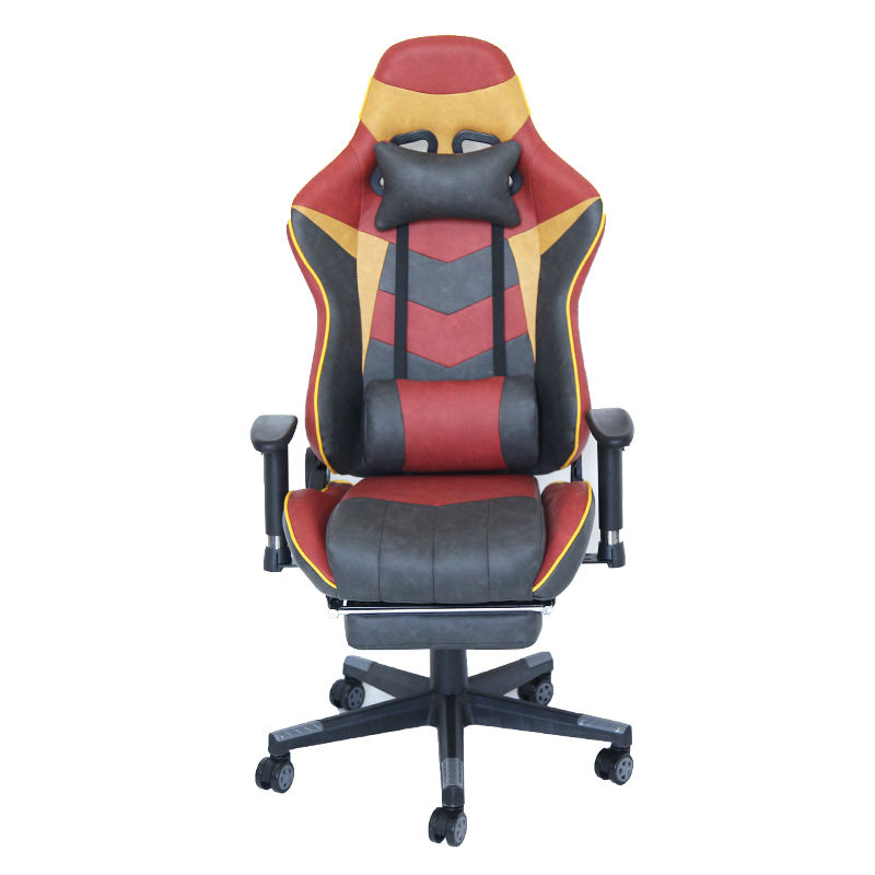 Ergonomska vruća rasprodaja vrhunskog gejmerskog računala vintage kožna gaming stolica s osloncem za noge  Ergonomska vruća rasprodaja vrhunskog gejmerskog računala vintage kožna gaming stolica s osloncem za noge