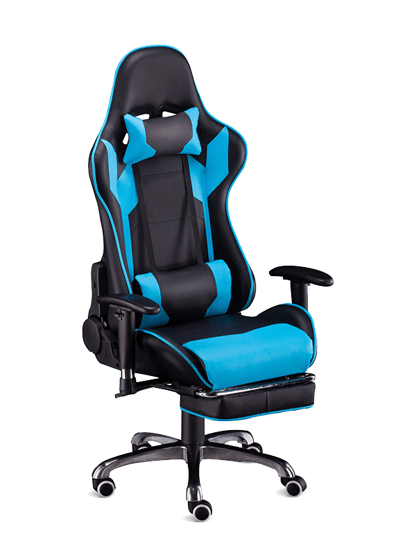 Izvrsna struktura proizvodnje PU PVC Racing 2021 Rgb okretna igračka stolica 