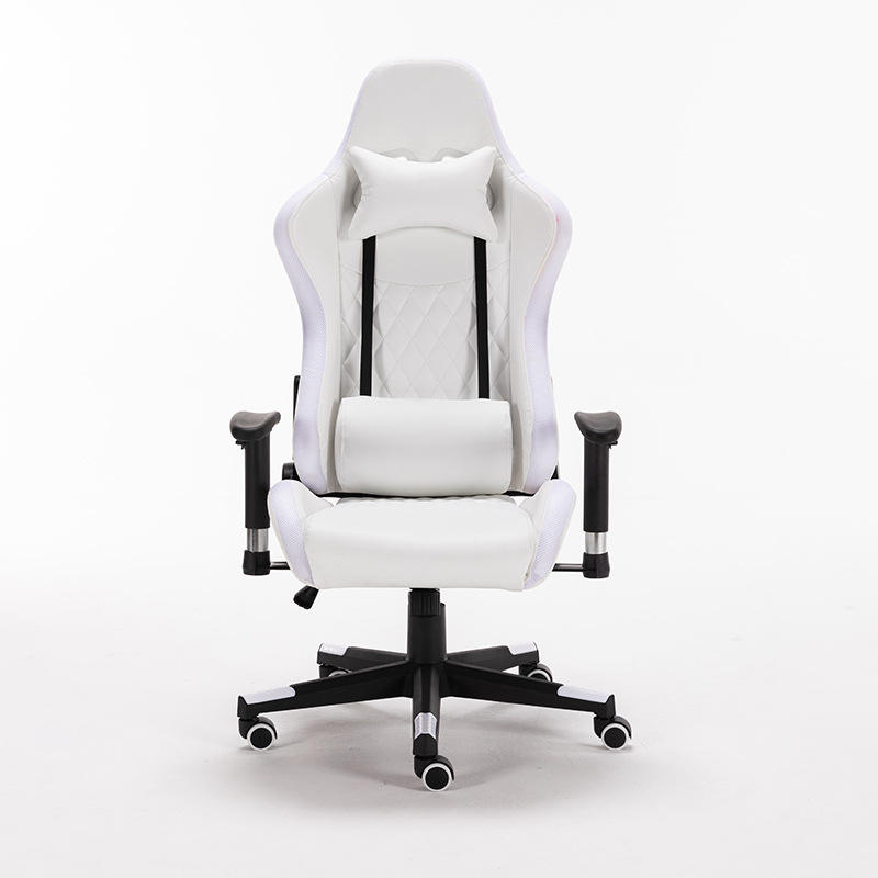 Manufacturer Outlet modna bijela RGB led svjetiljka Silla Gamer Ergonomic Computer Pc Gamer Chair  Manufacturer Outlet modna bijela RGB led svjetiljka Silla Gamer Ergonomic Computer Pc Gamer Chair
